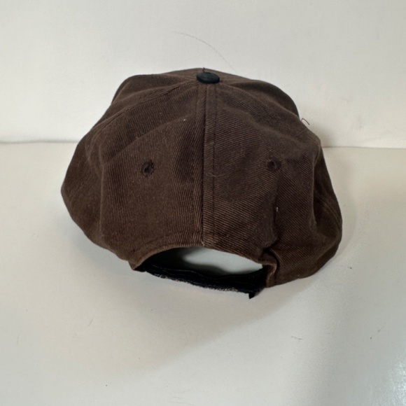 Vtg NFL Cleveland Browns Script SnapBack Cap Made In The Hong Kong 100% Cotton - Picture 7 of 11